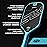 Selkirk Sport SLK Halo Power MAX Pickleball Paddle | Raw Carbon Fiber Pickleball Paddles with a Rev-Core Power Polymer Core | Designed for Ultimate Spin & Consistency | Blue