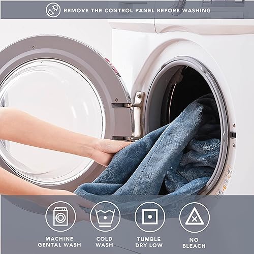 Miniatura 8 de Degrees of Comfort - Cobija con calefacción peluda y afelpada tipo sherpa