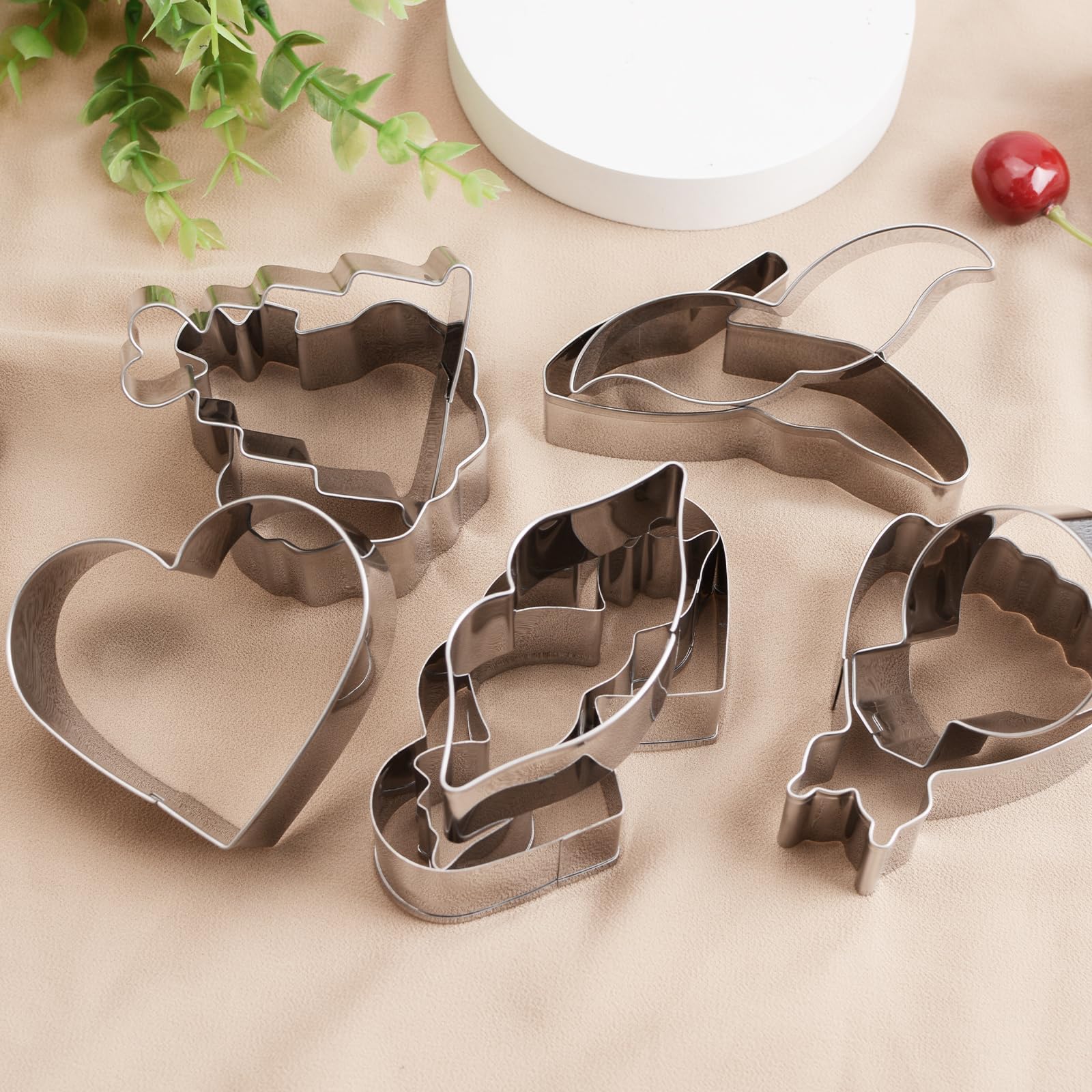Stampino Per Biscotti In Acciaio Inox A Forma Di Ombrello, 7,5x7x2 Cm, Per Biscotti, Fondente, Pancake, Fimo, Per Feste A Tema Pioggia