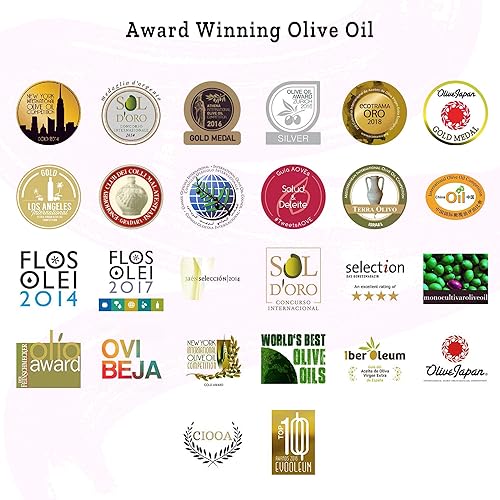 Miniatura 5 de SUPREMO - Aceite de oliva virgen extra Hojiblanca  Aceite de oliva español prensado en frío prémium de Jaén, España  atrevido y aromático, 100%