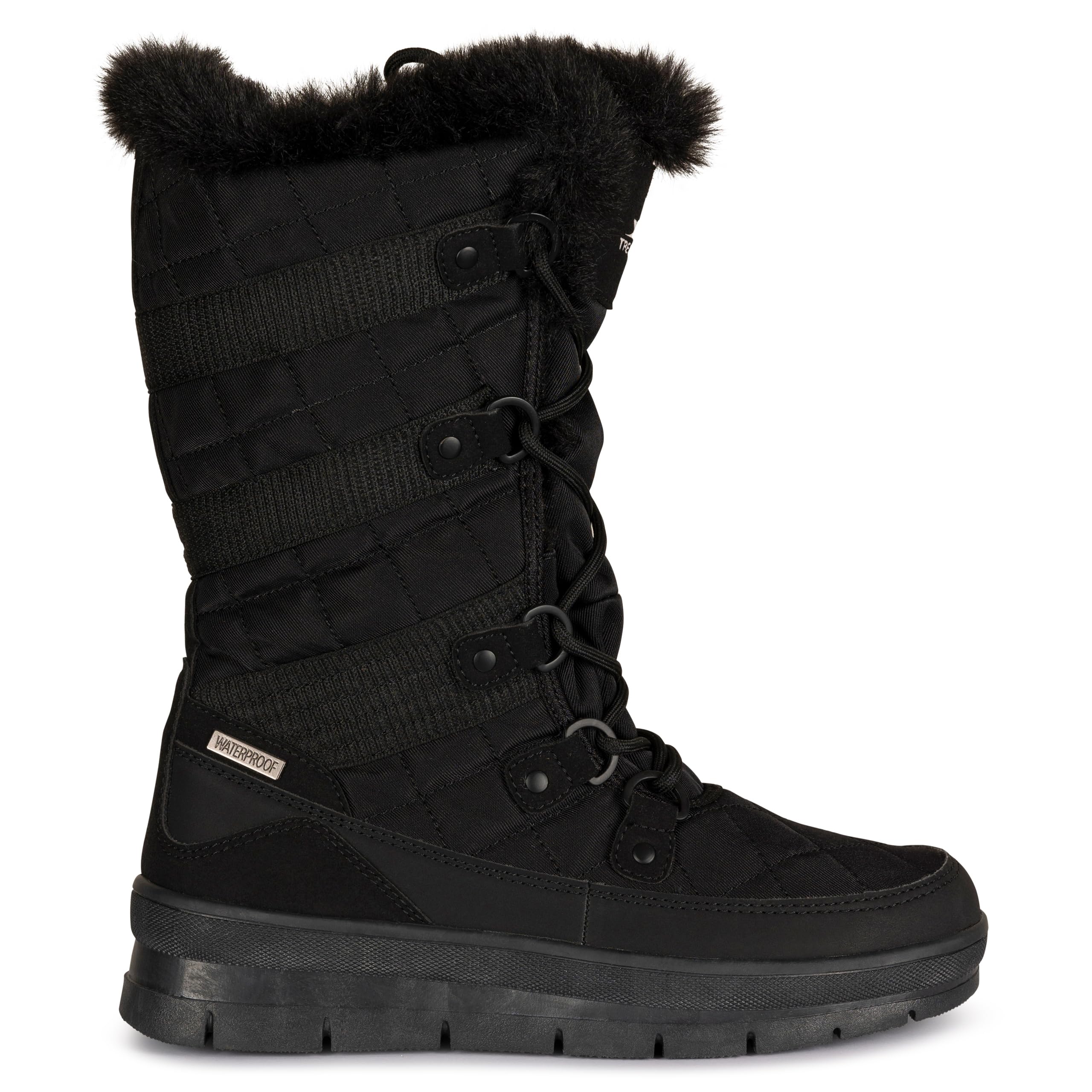 Trespass Evelyn - Botas de nieve para mujer, con forro polar, impermeables, para invierno