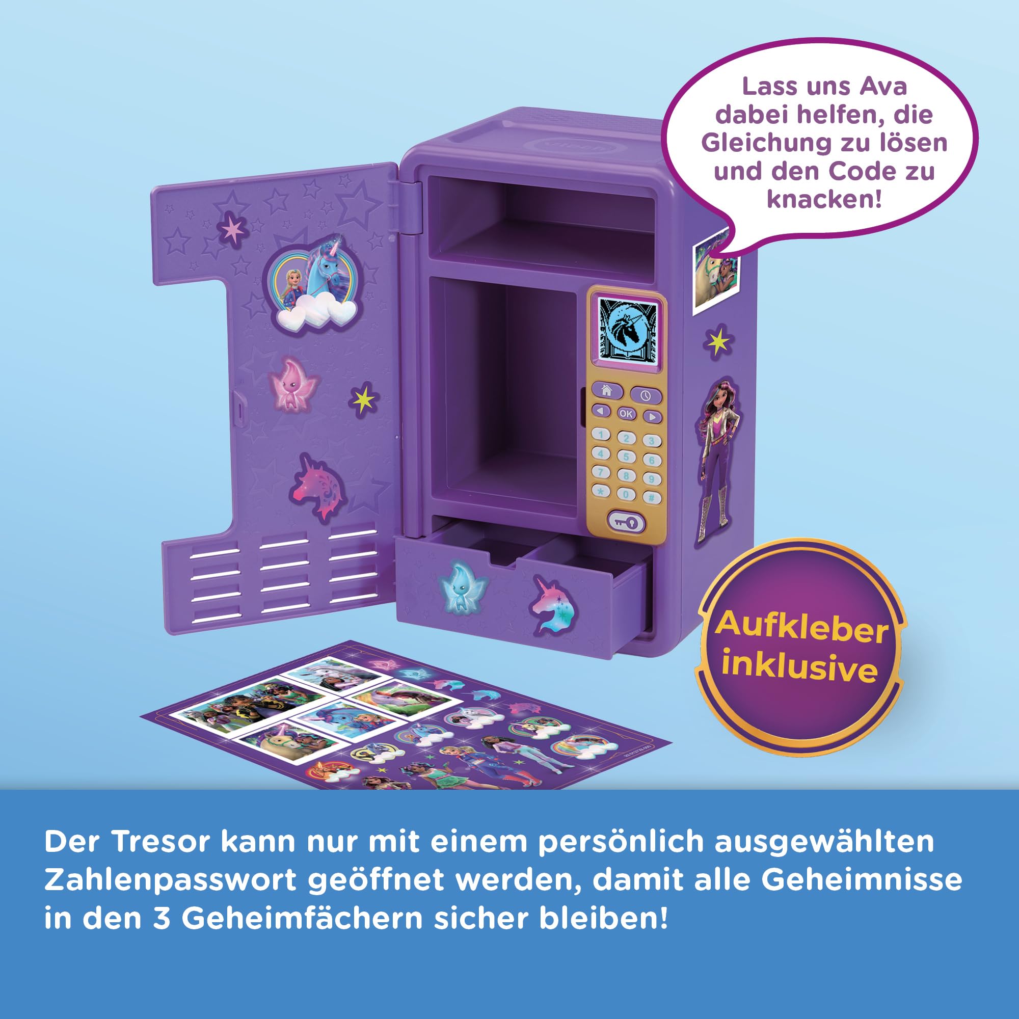 VTech Unicorn Academy - Magischer Traumtresor mit Zahlencode