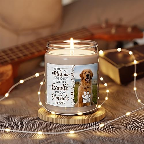 Miniatura 4 de NHI - Velas personalizadas con foto, regalo de vela personalizada, cera de soja perfumada, decoración del hogar, tarro de 9 onzas, fabricado en los