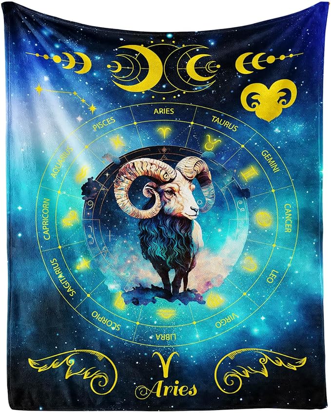 Aries Zodiac Blanket, 50