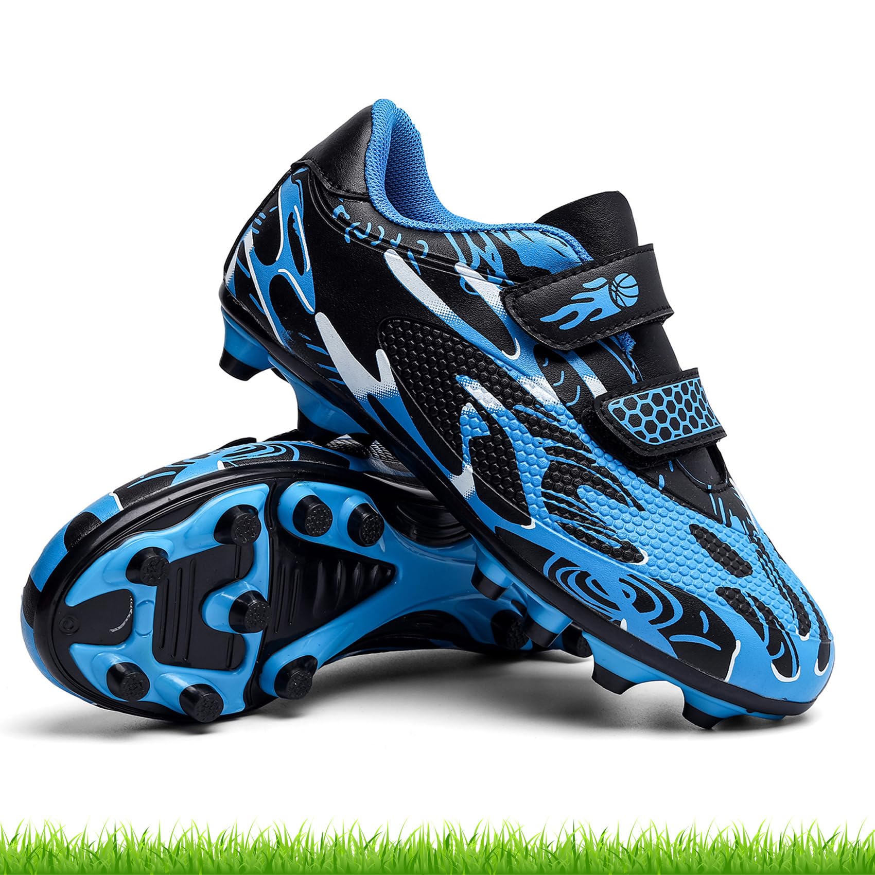 Unitysow Scarpe da Calcio Ragazzi Professionale All'aperto Sportivo Scarpe da Allenamento Bambini Teenager Scarpe Calcetto Spike Tacchetti