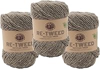 Vista 12 de (1 madeja) Lion Brand Yarn ReTweed - Hilo de heno