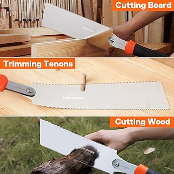 JORGENSEN Japanese Pull Saw, 10 Inch Pro Double Edge Hand