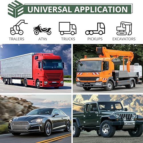 Miniatura 6 de EYPINS Kit de luces estroboscópicas LED de montaje en superficie, luces estroboscópicas intermitentes de color ámbar blanco, 8 luces estroboscópicas