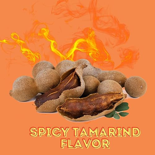 Miniatura 4 de Needzo Pulparindo - Caramelos mexicanos, dulces masticables con sabor a tamarindo picante, 12 piezas envueltas individualmente, 5.92 onzas (paquete