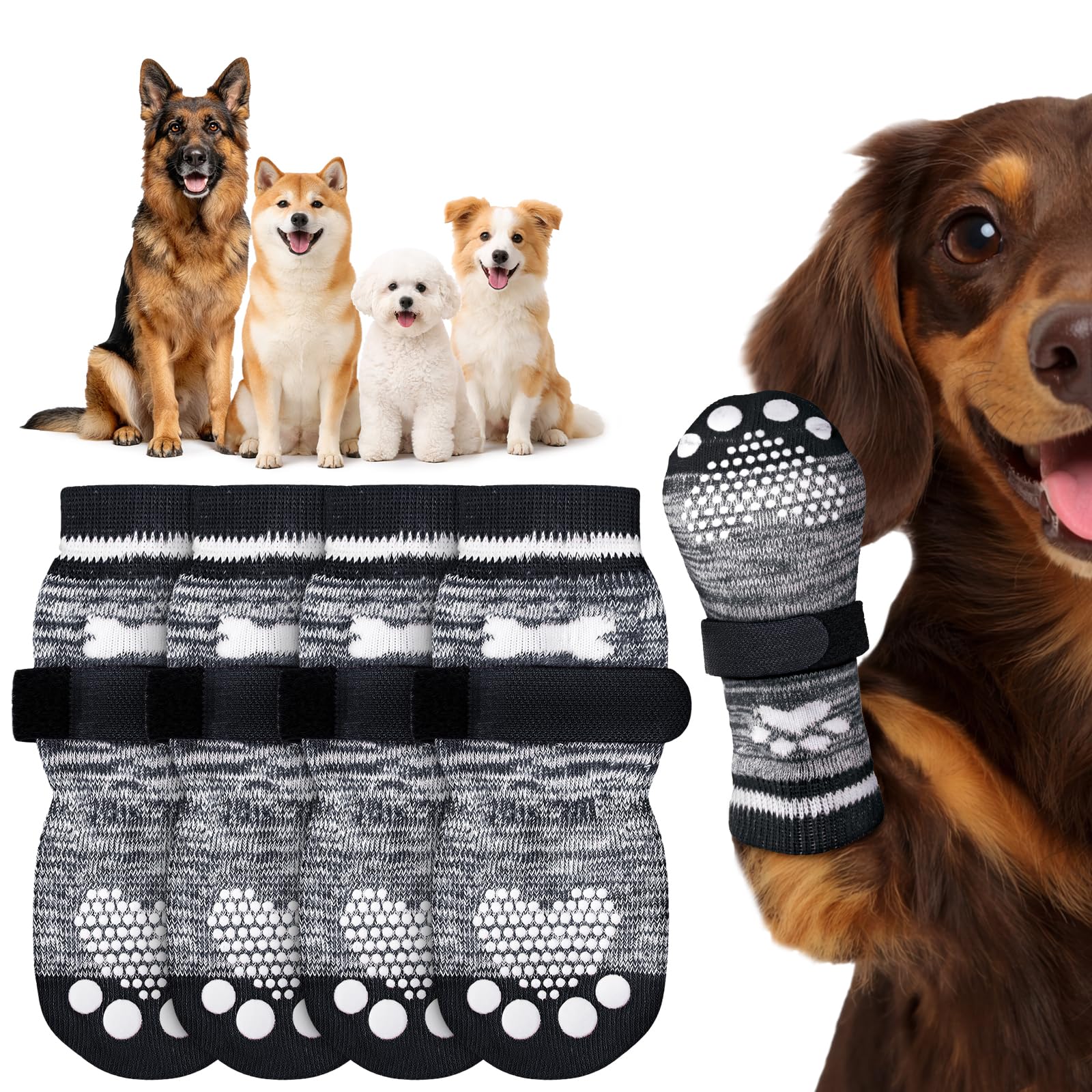 PICK FOR LIFE Hundesocken Anti Rutsch