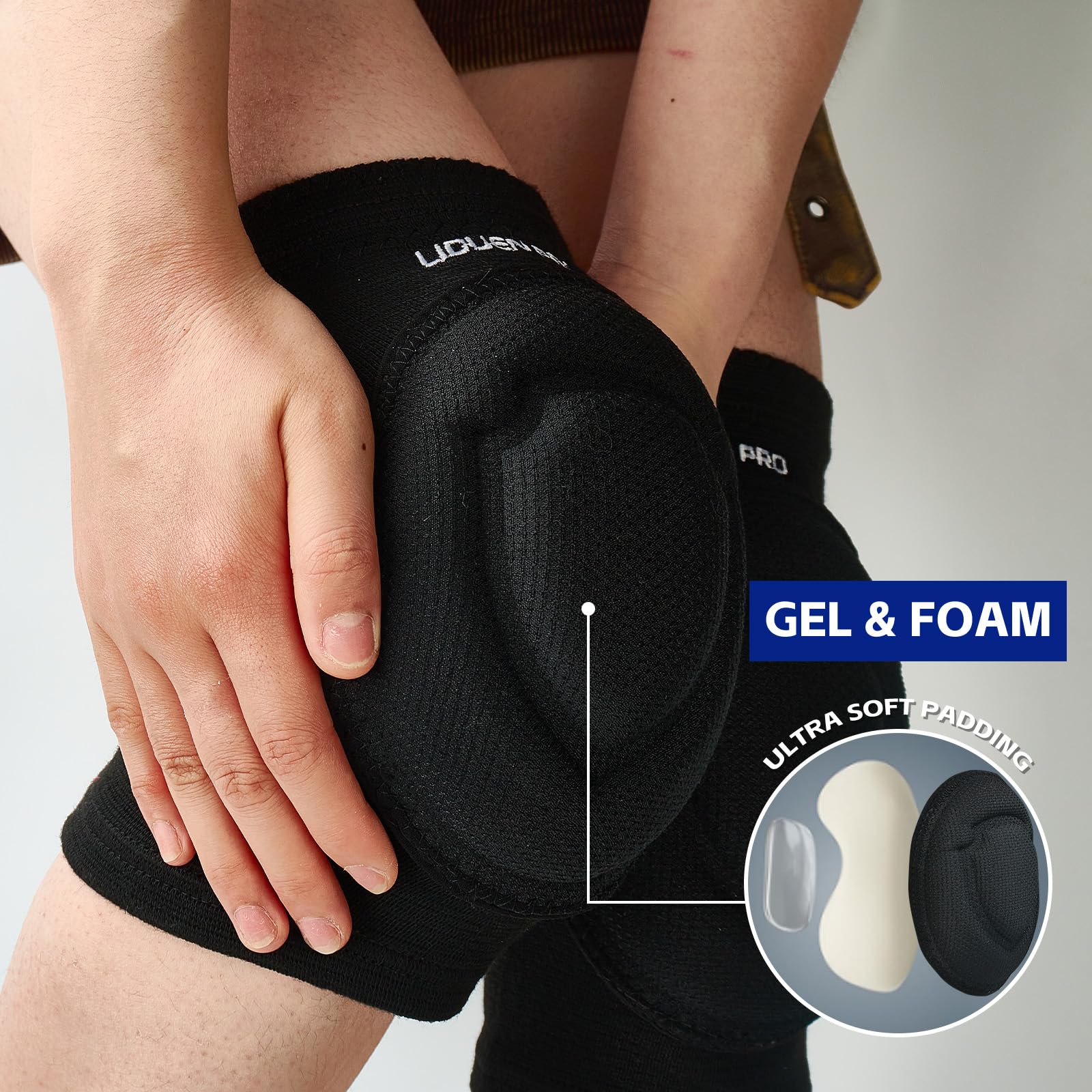 Amazon.co.jp: 膝サポーター 2枚組 スポーツ用 膝パッド 衝撃