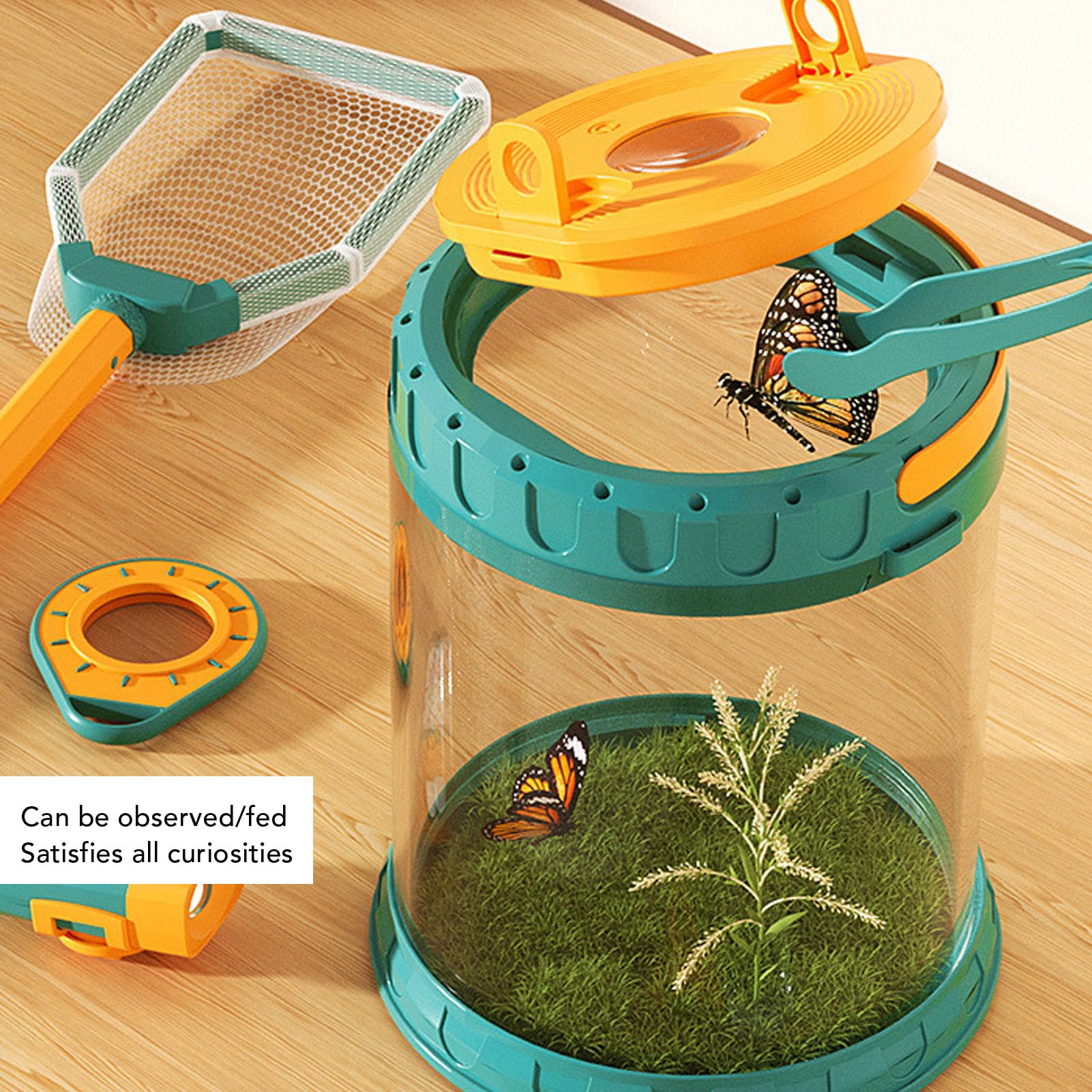 Topiky Juego de Juguetes de de Playa para Niños – Kit de Exploración Al Aire Libre para Niños con Pala, Linterna, Cubo, Viajes de Aventura, Juguetes de Excavación Portátiles para y Niñas