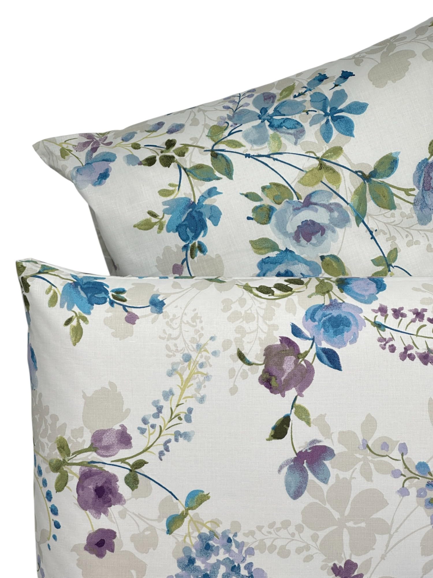 Riad Arredo Set Lenzuola Letto Matrimoniale 100% Cotone PERCALLE - Completo Letto Morbido in Prezioso Percalle (Ilaria Blue)