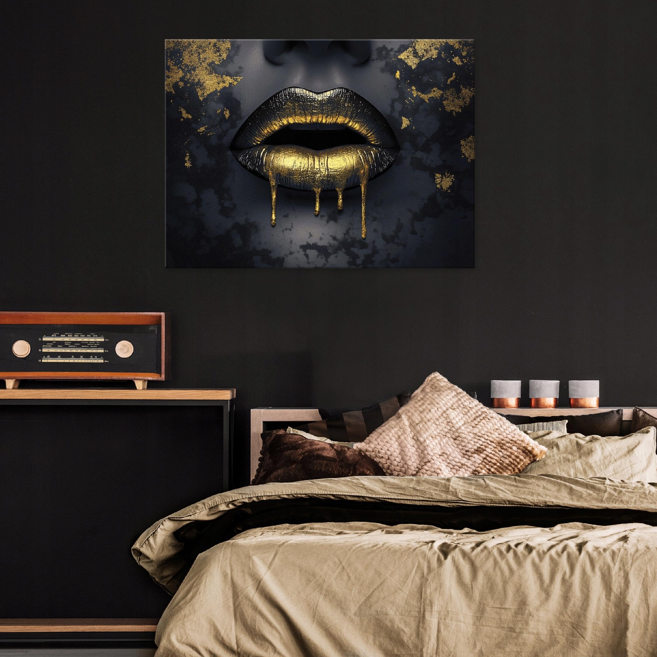 WallArena Leinwand Bilder 120x80 cm | Porträt, Leinwandbilder, Bild auf leinwand, Format: 100x75 cm (BxH) - einteilig auf Canvas Leinwand. Das Leinwand