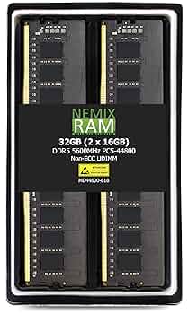 Ymeiton RAM DDR5 5600MHz 32GB（16GB x2） New Hynix 32GB (2X 16GB ) DDR5 5600MHz PC5-44800 1RX8 Laptop