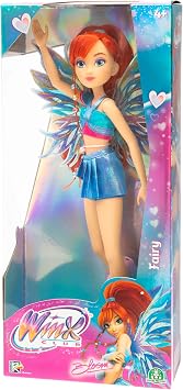 Winx Club Fairy Doll – Bloom with Glitter Wings & Articulated Joints – Magical Transformation Outfit – Removable Accessories – Official Winx Toy for Girls – Fairy Play Doll – Ages 4+