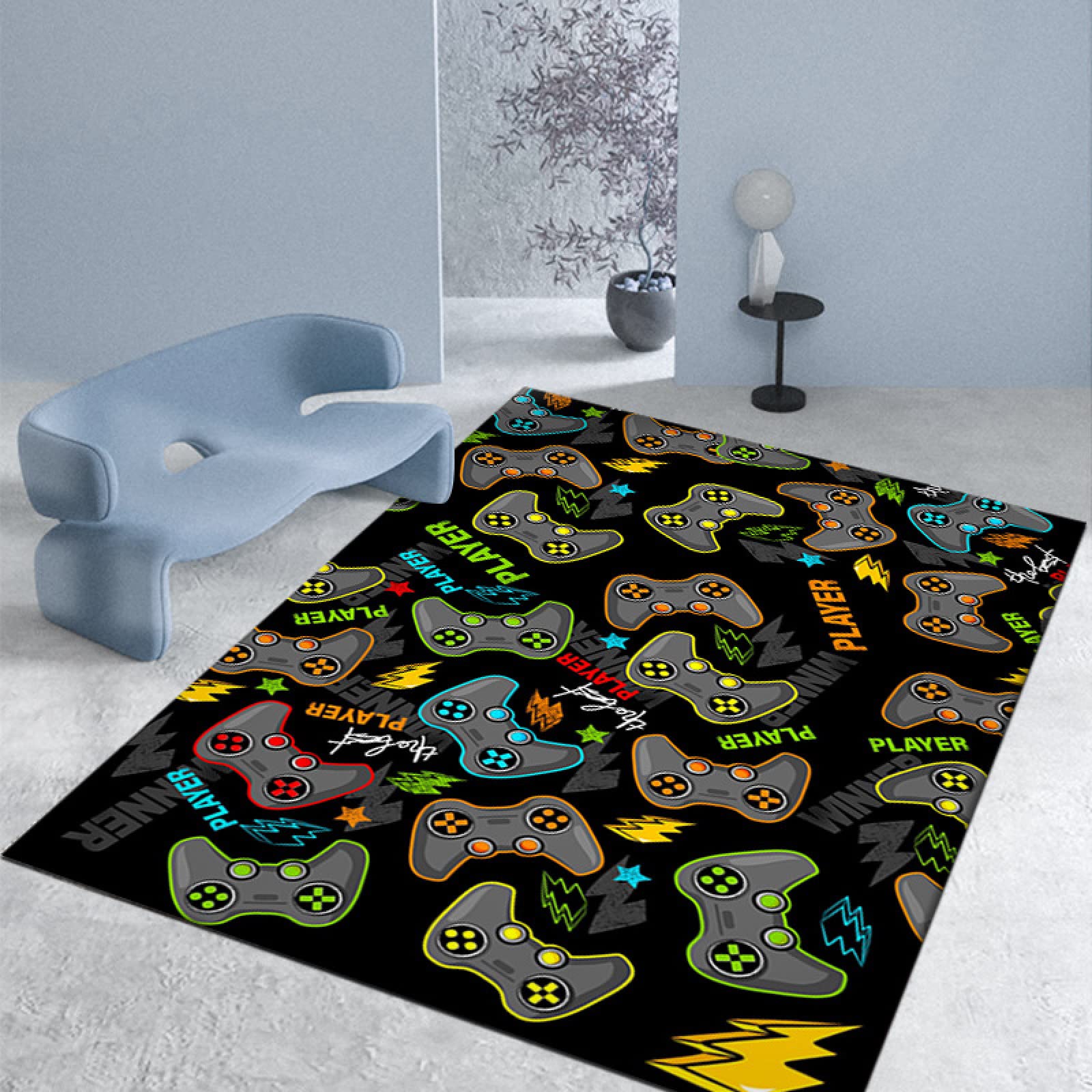 Amazon.com: Gamepad Carpet Arena Gamer Rugs with Game Controller Design  Anime Gamer Rug for Living Room Bedroom Boys Teens Printed Game Area Rugs  Home Decor Doormats40 x59 : Home & Kitchen