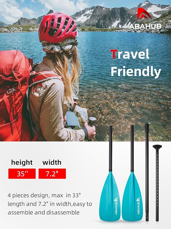 Abahub SUP Paddles - 3 Piece Adjustable Stand up Paddle