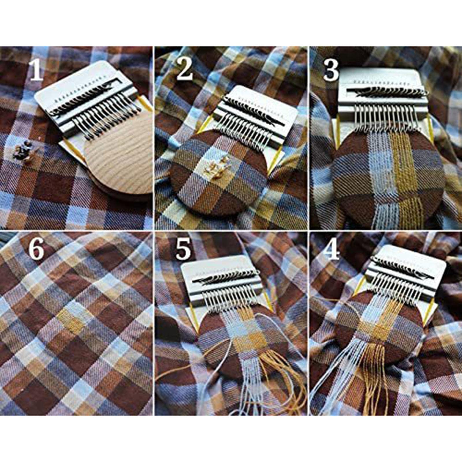 SNAPPSY Weave Loom with Disc Darning DIY Sewing Making Tool for Beginner 10 Pin-picture-34