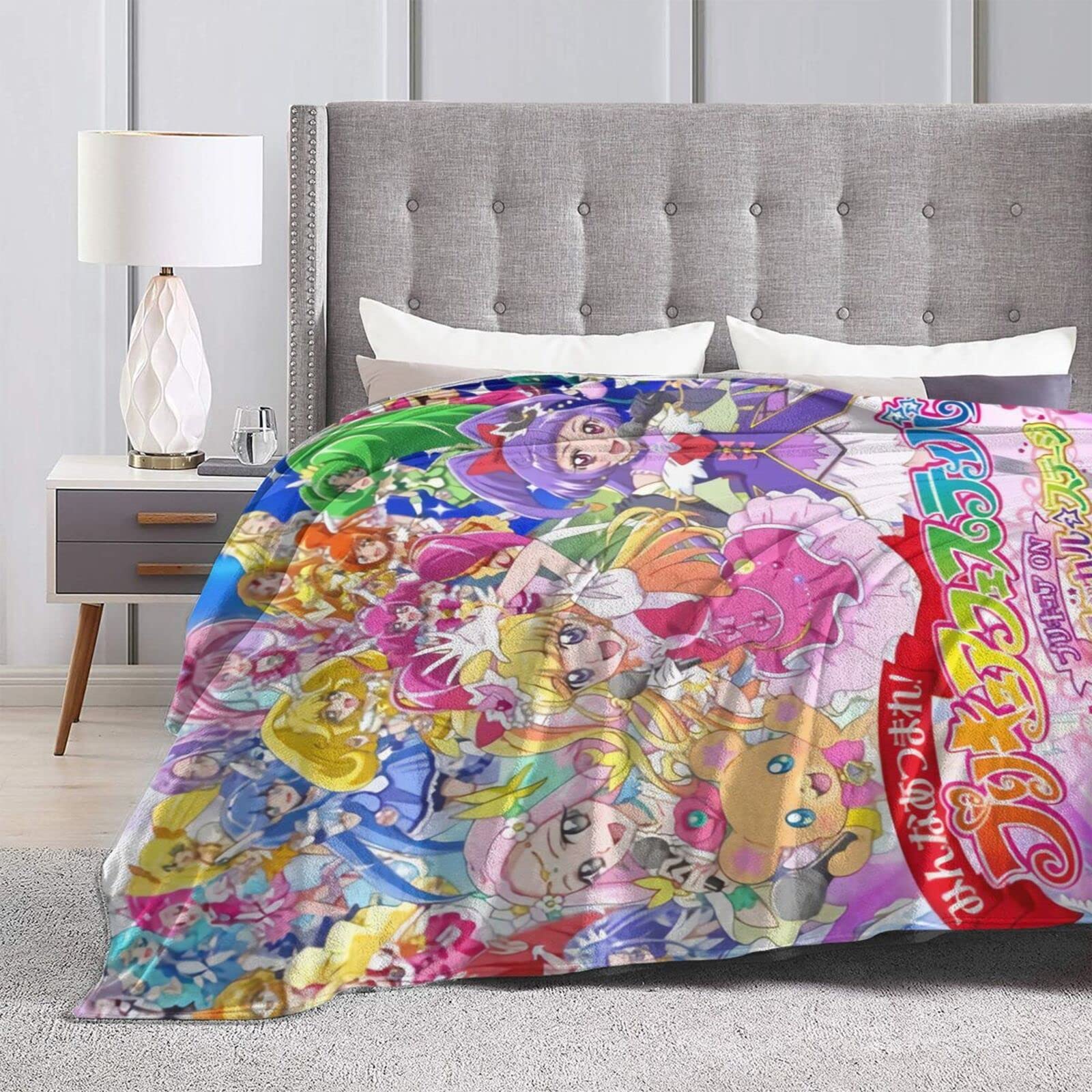 Amazon｜魔法つかいプリキュア5 おしゃれ フリース生地 毛布