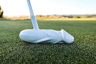 Peter Putter Professional Golf Putter | Premium Aluminum Head with Chrome Stepless Shaft | Stiff Flex Graphite Construction | Available in Classic Black & White | Ergonomic Rubber Grip