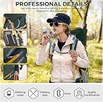 65L Waterproof Hiking Camping Backpack with Rain Cover, Outdoor Sport Travel Daypack for Climbing Touring