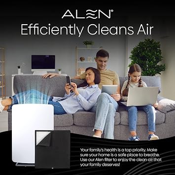 Alen Classic Replacement Air Filter for BreatheSmart Classic (NOT FOR 35i) True HEPA Filter to Remove Dust, Pollen and Small Particles Air Cleaner for Allergy and Asthma Suffers 1 Filter