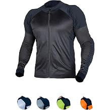 Wicked Stock Mesh Armored Motorcycle Shirt for Men and Women-CE Level 2-Soft and Stretchy Lightweight-Removable Padding