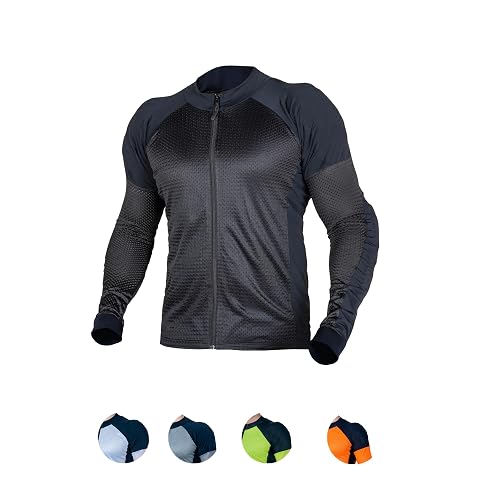 WICKED STOCK Mesh Armored Motorcycle Shirt for Men & Women
