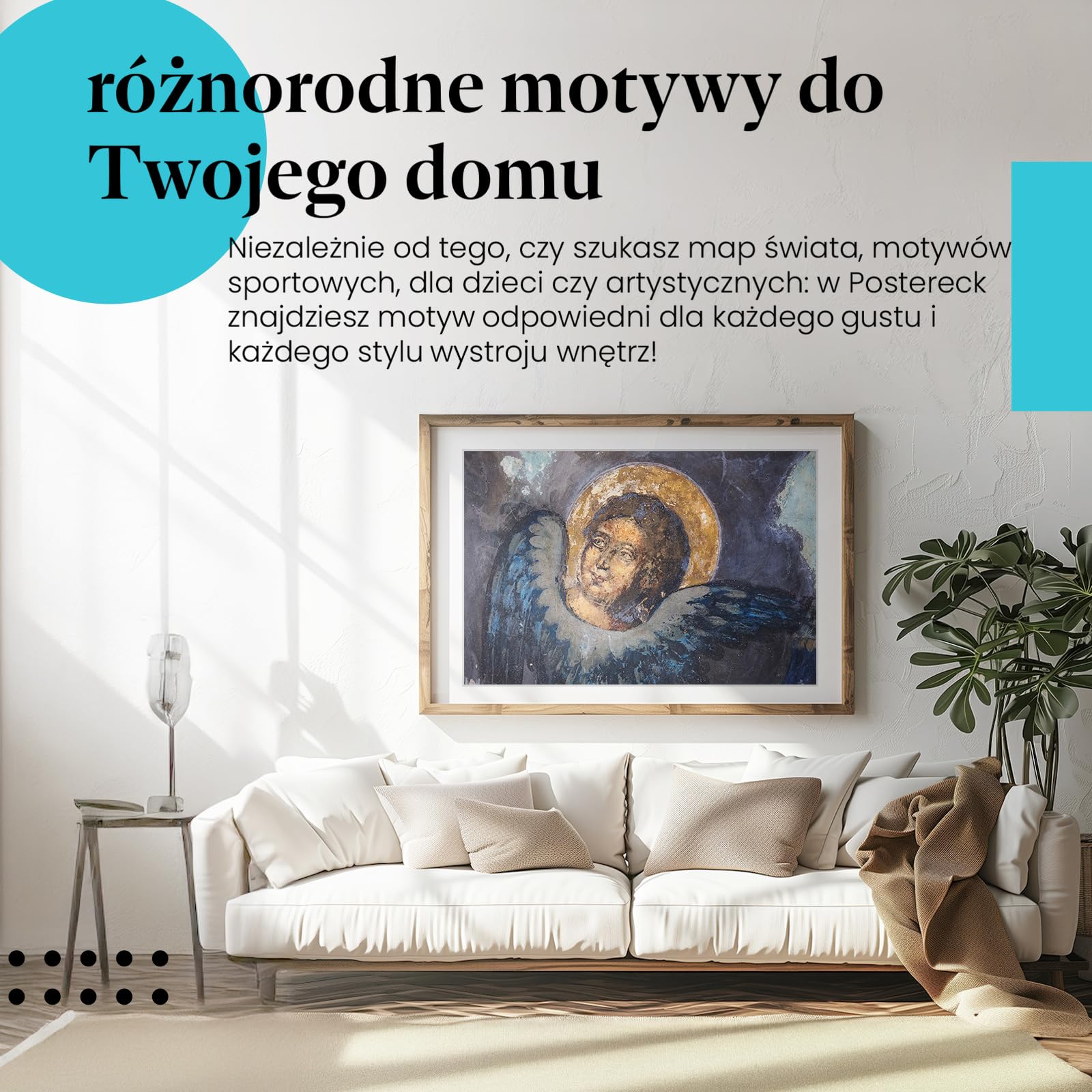 Postereck - 0998 - Anioł stróż, religia, Jezus, Bóg, kościół, sztuka. Wydruk, Druk, Sztuka Ścienna, Religia. - ekran - 100,0 cm x 75,0 cm