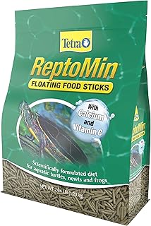 Tetra ReptoMin Floating Food Sticks, For Aquatic Turtles, Newts and Frogs, 2.65 lbs