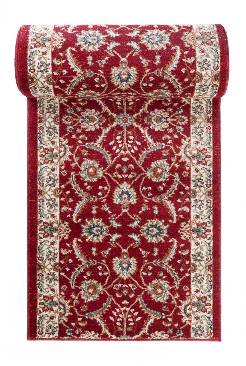 Carpeto Tappeto Corridoio - Motivo Orientale Classico - Collezione EMIRAT - Rosso - 70 x 675 cm