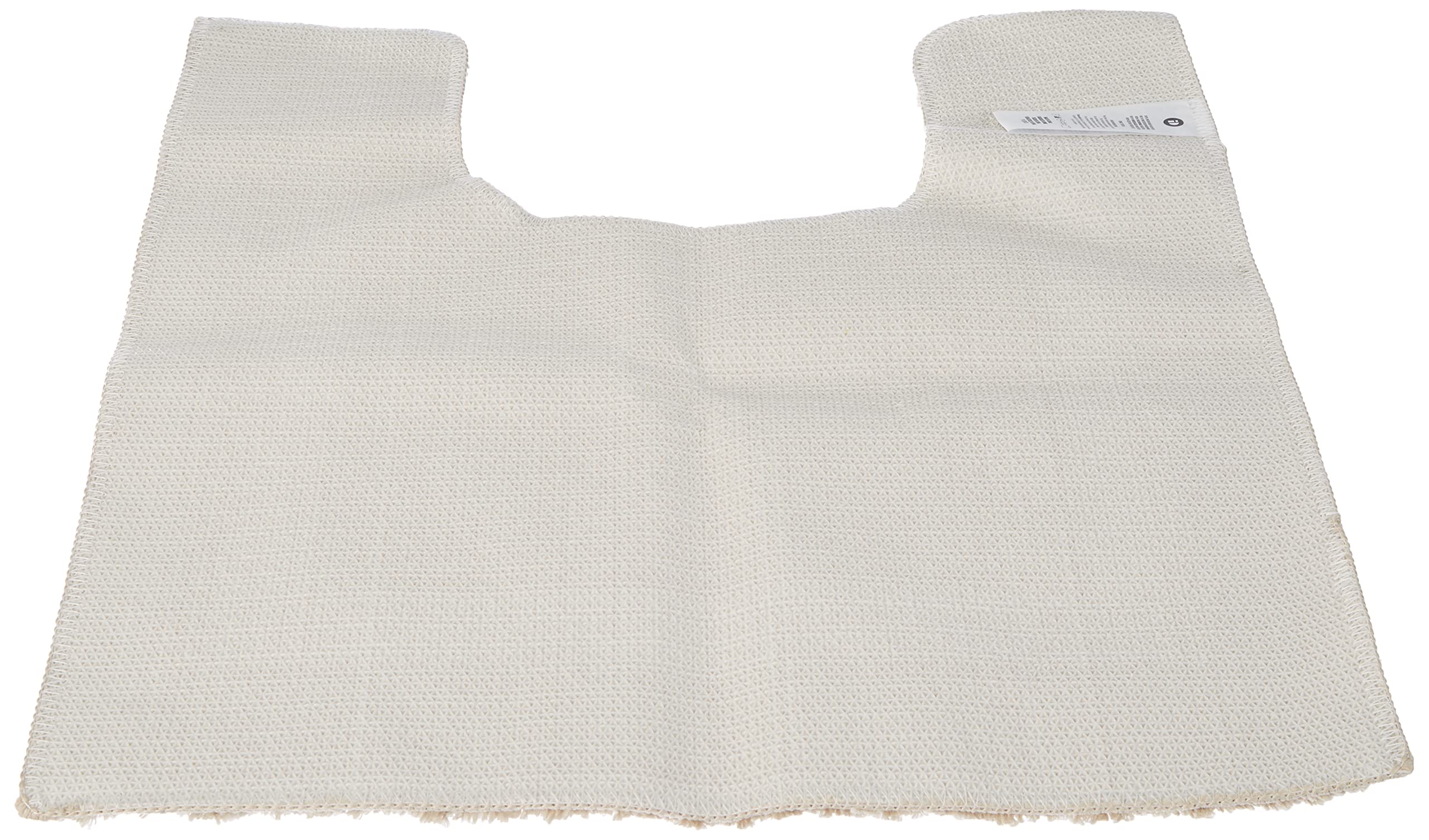 iDesign iDesign Spa Tapis Toilettes, Tapis Contour Wc Antidérapant en Polyester Microfibre, Marron Clair