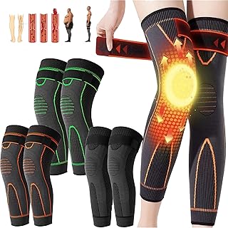Kneeca Tourmaline Acupressure Selfheating Knee Sleeve with Tourmaline Acupressure Self-Heating Shaping Knee Sleeve
