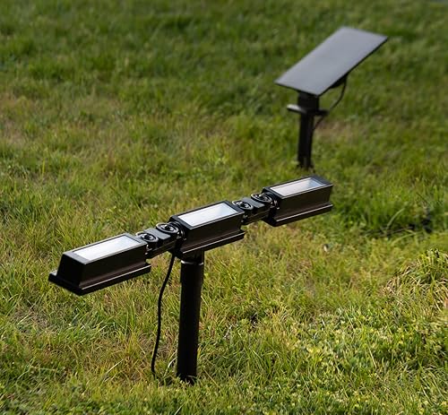 Miniatura 6 de Luz solar de 180° para exteriores - Foco LED brillante impermeable para jardín, patio trasero, pasarela, entrada, iluminación ascendente para