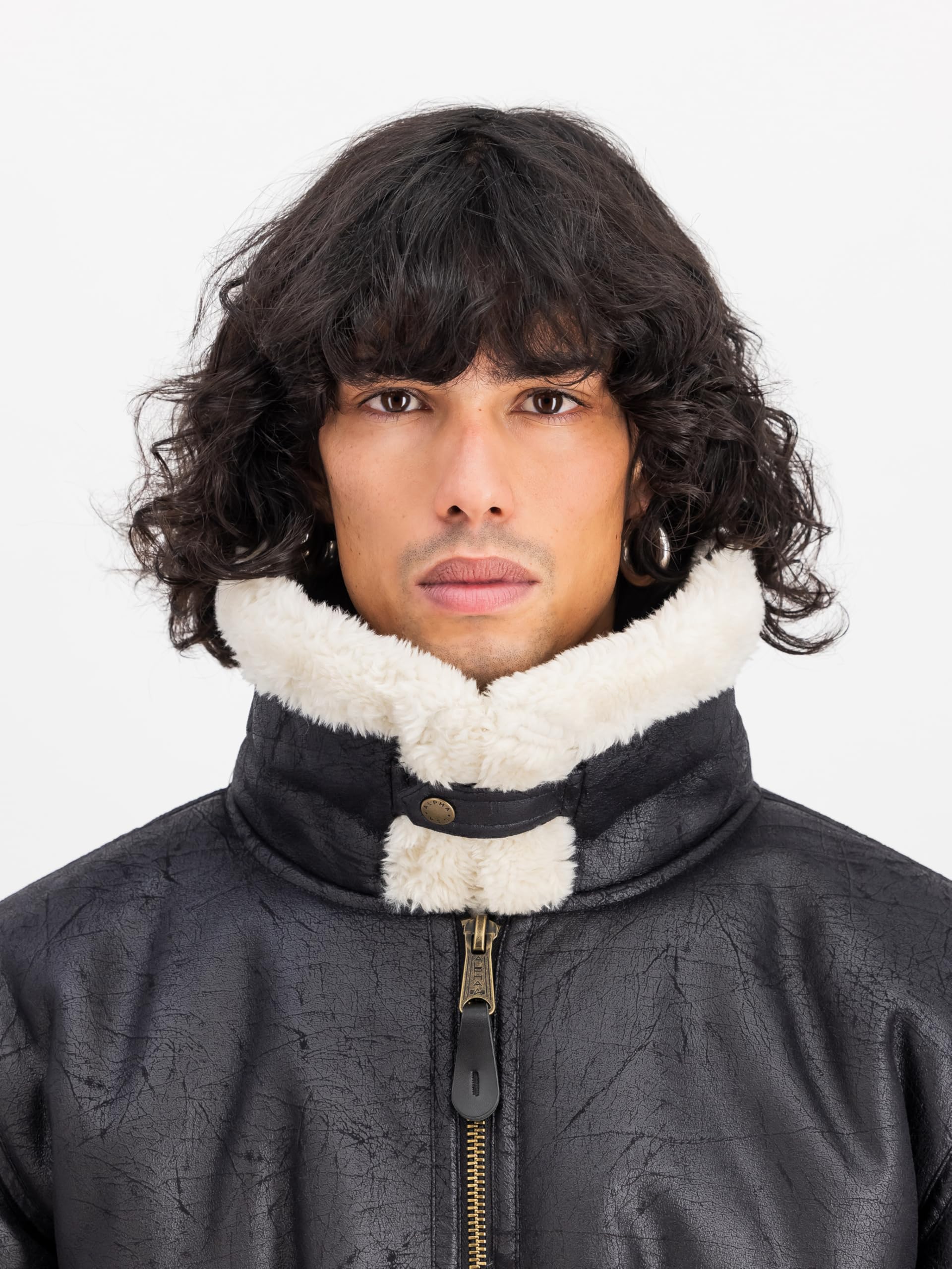 ALPHA INDUSTRIES kurtka skórzana Mężczyźni Alpha Industries B3 Fl kurtka skórzana męska (1 w zestawie)