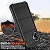 Funda para Samsung Galaxy A57 5G con Clip de Cinturón y Soporte, Resistente a Prueba de Golpes Protección contra Caídas Grado Militar Cuerpo Completo Cubierta Rugerosa - Negro 5