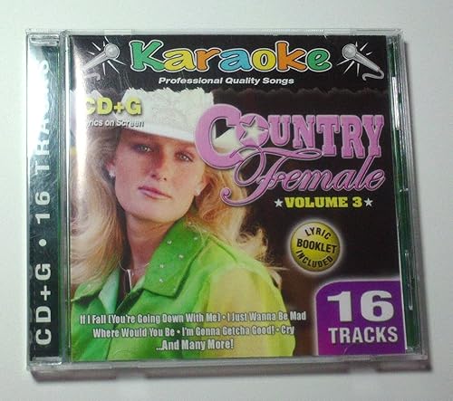 Country Female Party Songs 3, KARAOKE CD+G