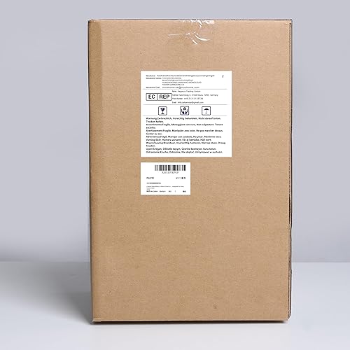 Miniatura 9 de ComSaf Juego de recipientes de vidrio para almacenamiento de alimentos, 3 tarros herméticos transparentes con tapas de madera de bambú, recipientes