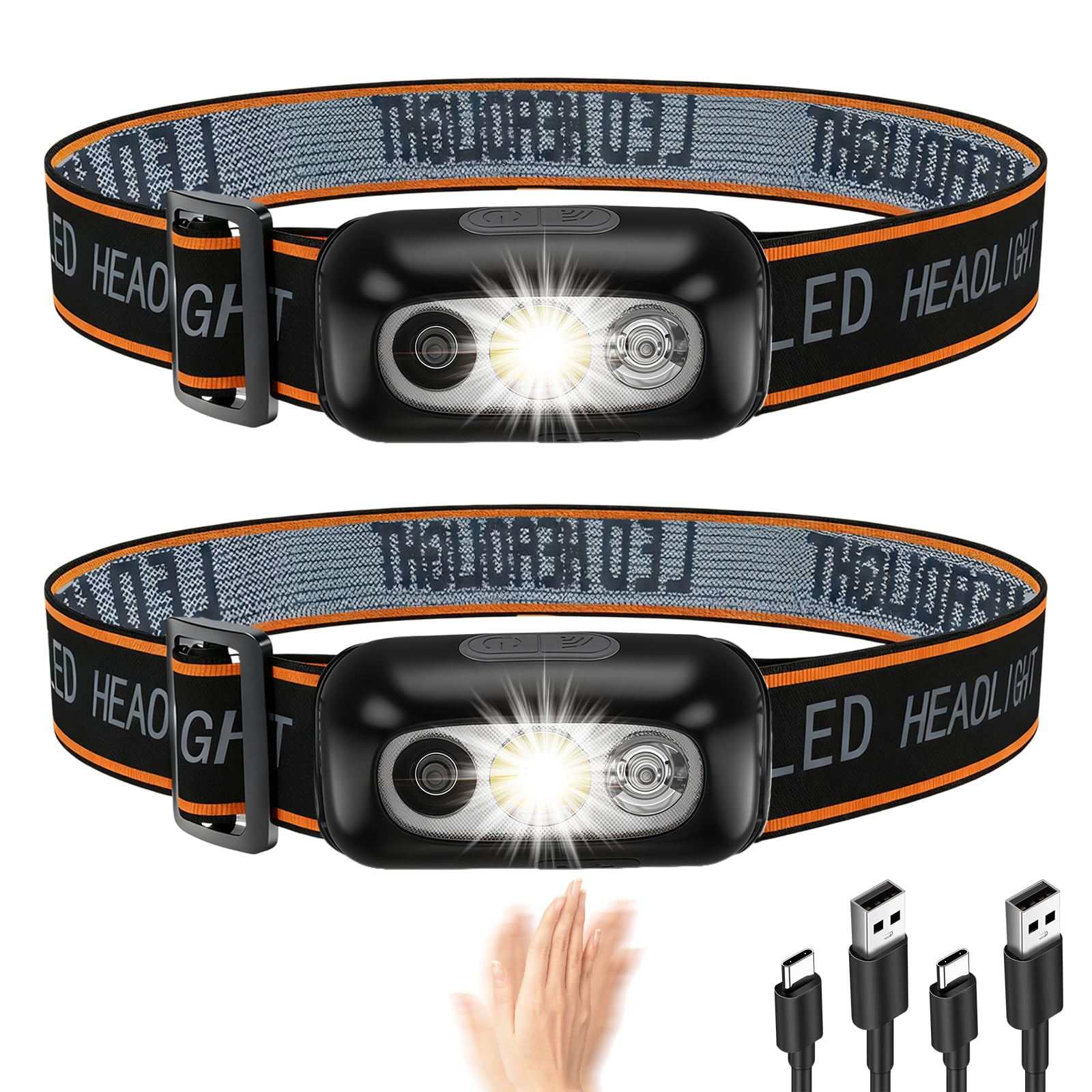 LIAISIMI 2 Stück Solar LED Campinglampe, Tragbare Camping Li