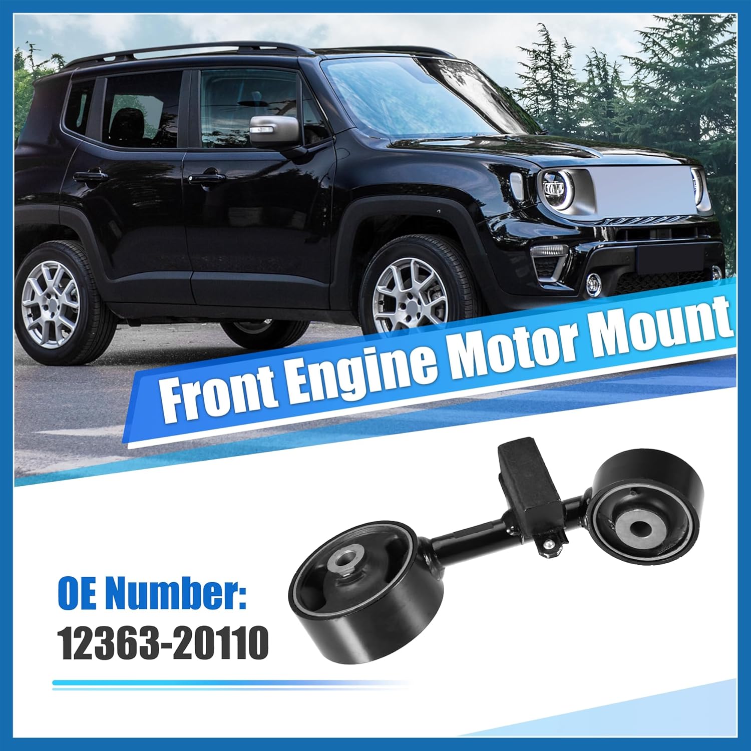 Torque Strut Front Right Engine Motor Mount 12363-20110 for Lexus RX330 3.3L 2004-2006 Engine Torque Strut Mount Bracket Item Replacement