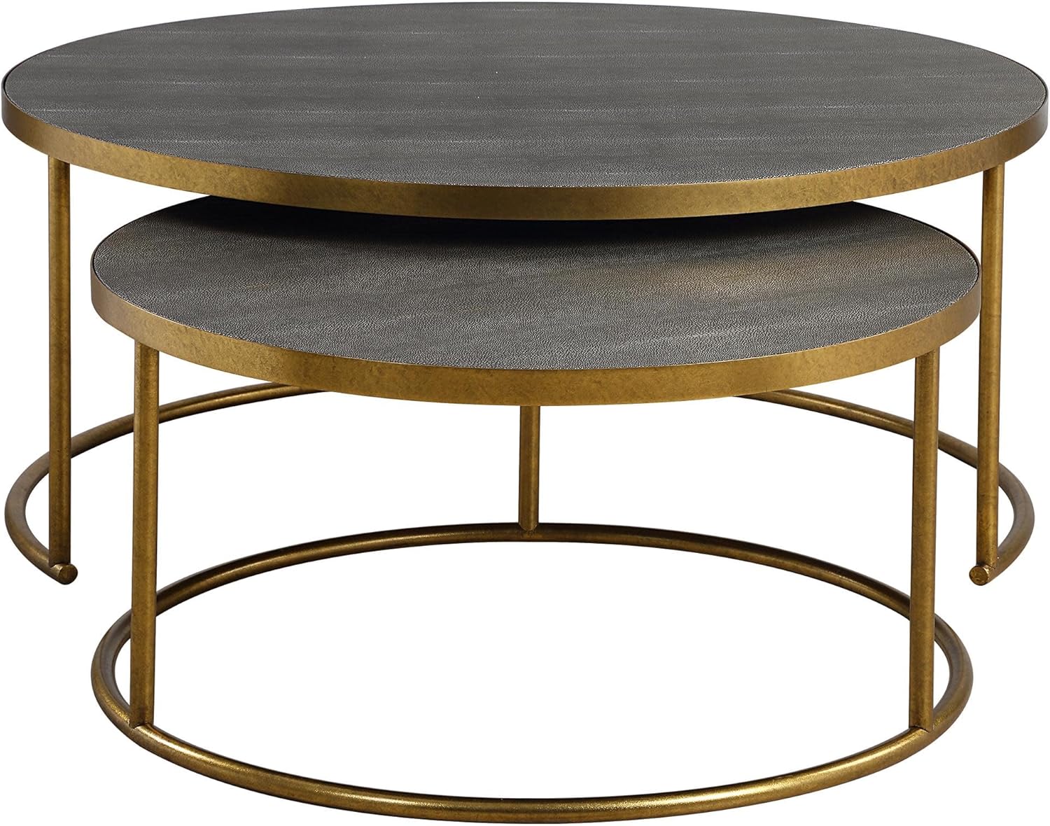 Uttermost 50080 Aragon - Coffee Table (Set of 2)-17.5 Inches Tall and 40 Inches Wide
