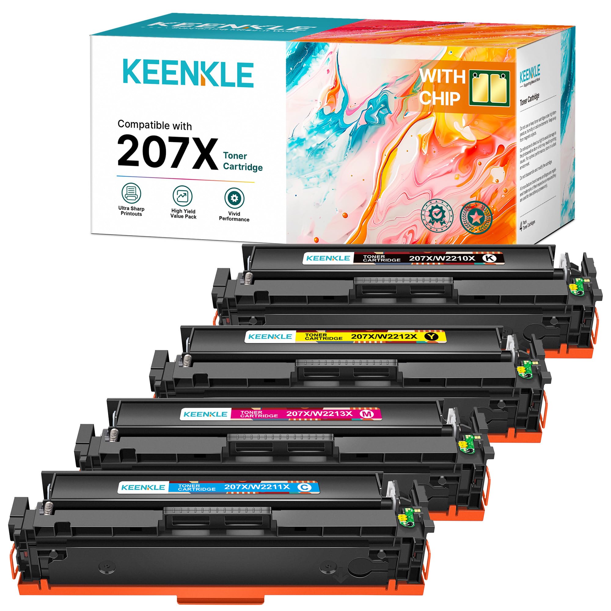 KEENKLE TN241BK TN242BK Kompatibel für Brother TN-241 TN-242 TN245 TN246 für Toner Brother MFC 9332CDW DCP 9022CDW MFC 9142 CDN HL-3142CW HL-3152CDW MFC-9342CDW (2 Schwarz)