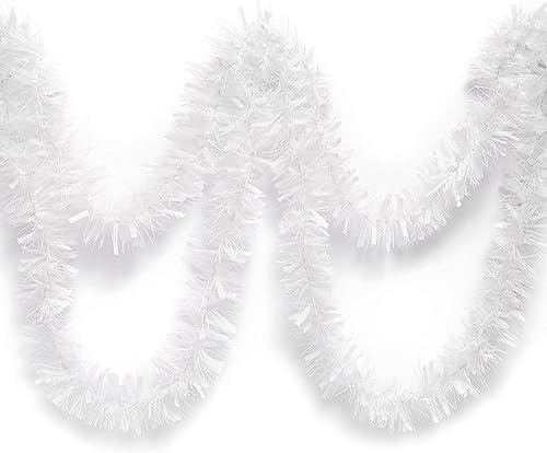 Anderson's 1- Guirnalda retorcida de oropel color metálico de 10.16 cm x 7.62 m (4 pulgadas de ancho x 25 pies de largo).