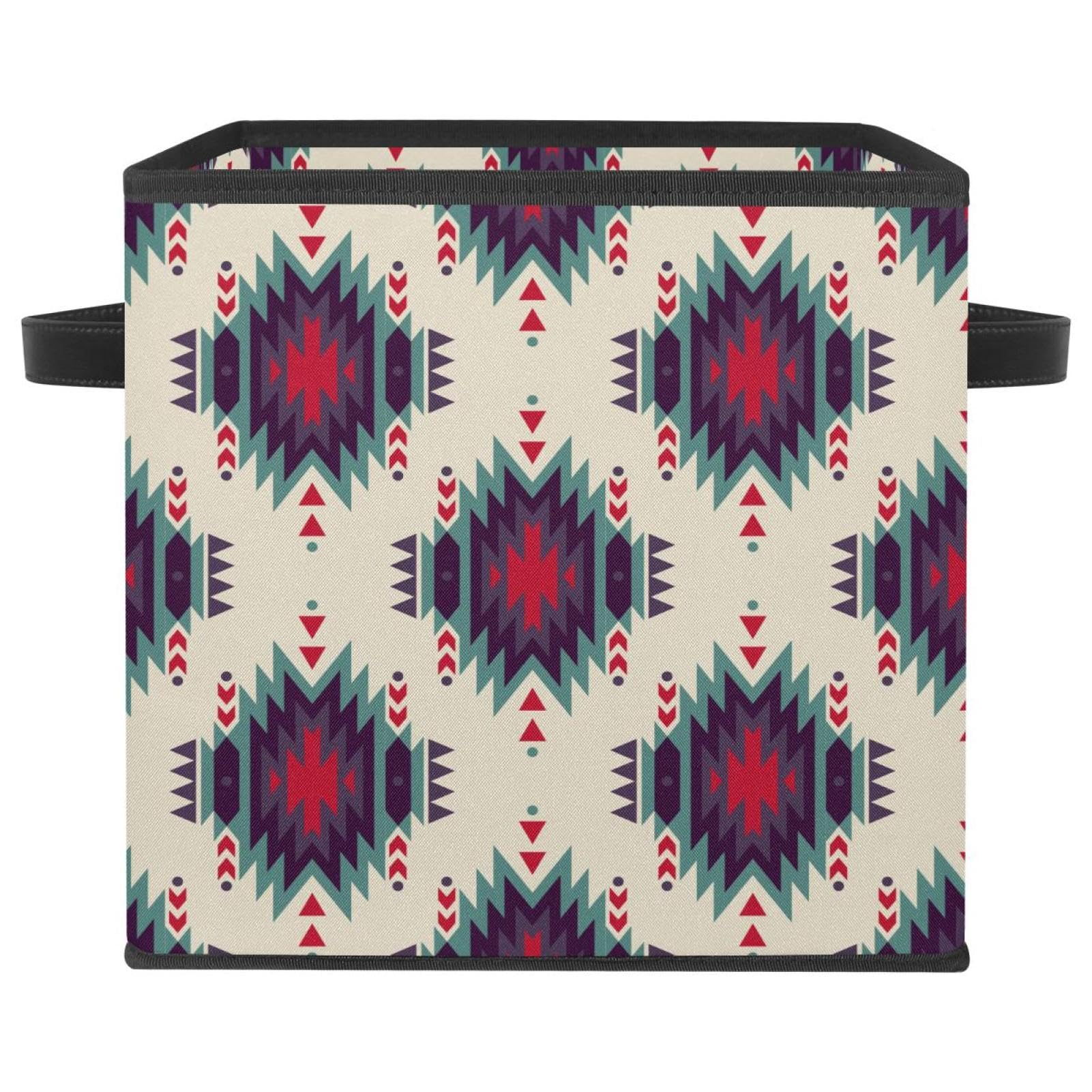 Boîte de rangement en tissu bohème pour sublimer l'ordre de votre chambre