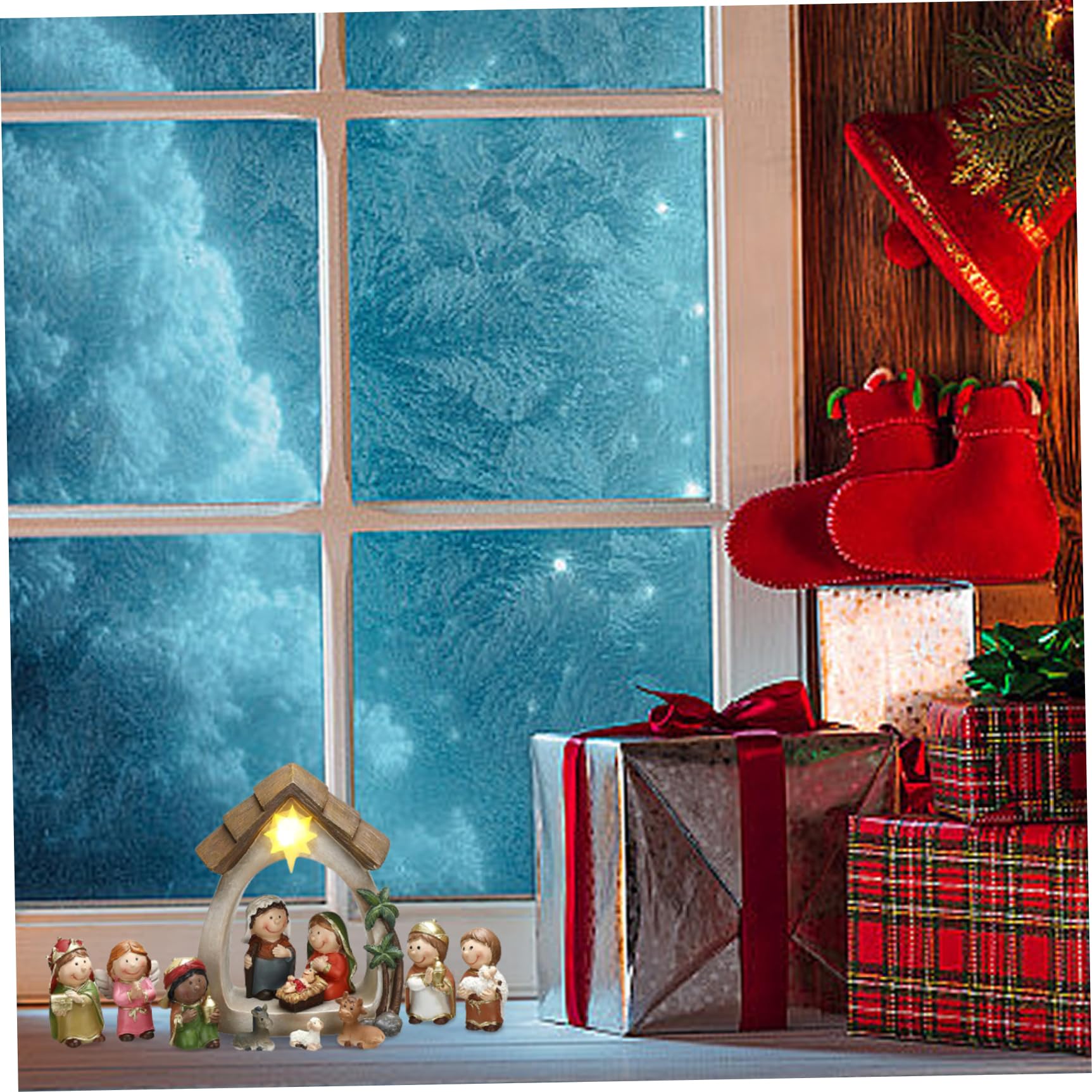 VBS Maxi-Kerststal figuren, 10-delig | Knutselwinkel VBS Hobby