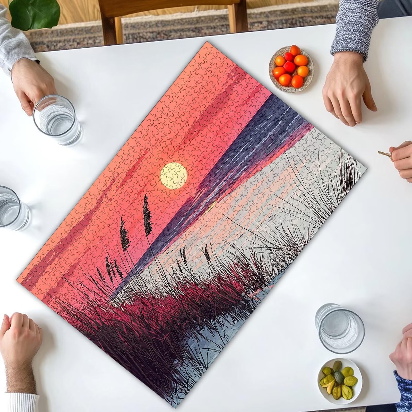 Puzzle Plage 3000 Pièces Adultes, Puzzle 3000 Pièces pour Adultes et Enfants à Partir de 14 Ans, Paysage Puzzles Bois de Qualité Supérieure avec Une Boîte d'emballage Exquise, Cadeau Femme, -2013