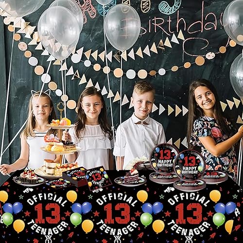 Vista 128 de 41 suministros de fiesta de béisbol, incluye 20 platos, 20 servilletas y 1 mantel, utilizado para decoración de fiesta de cumpleaños de béisbol