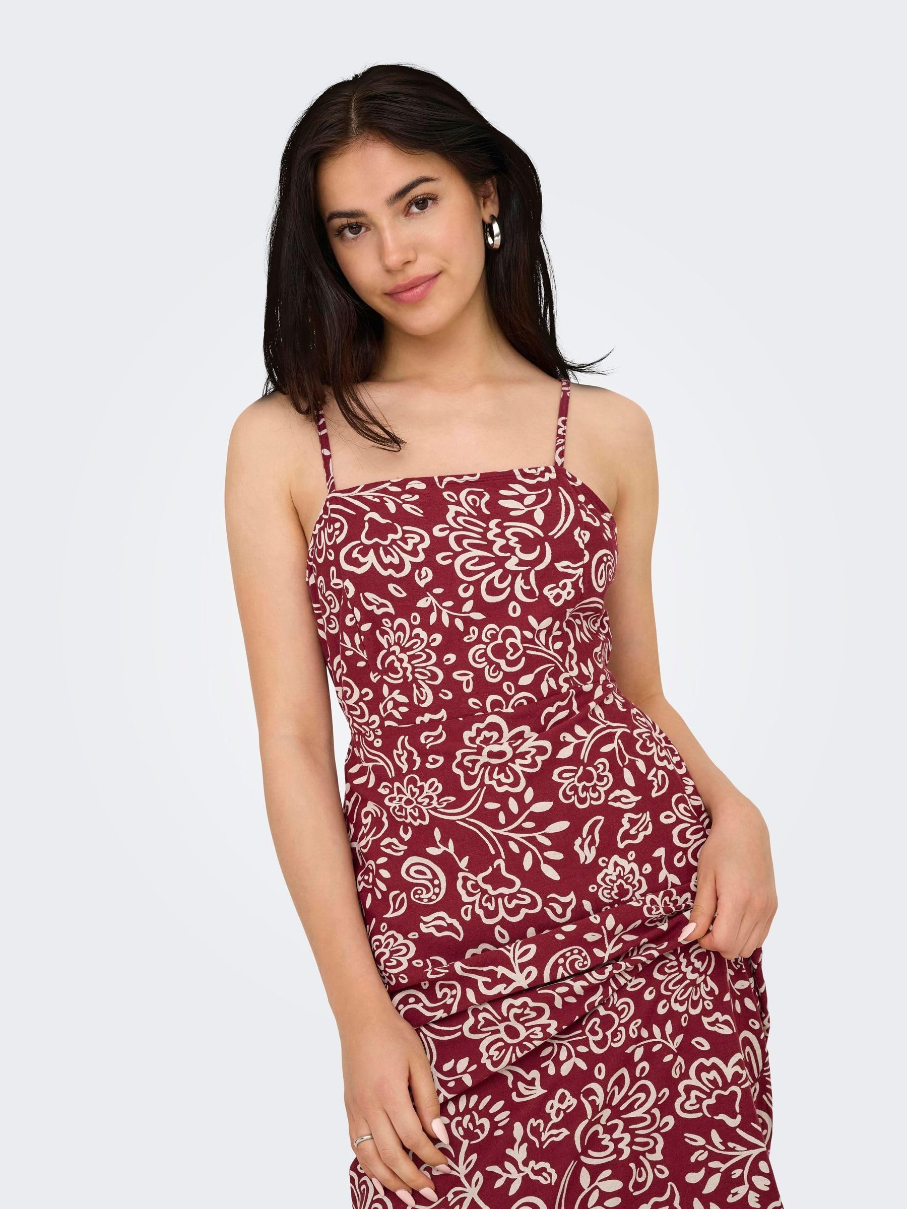 ONLY ONLJAKIRI Lino Vestito Midi