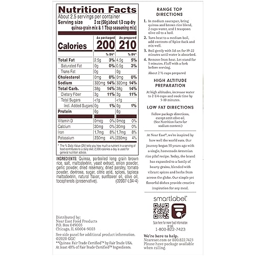 Miniatura 2 de Near East Mezcla de quinoa, aceite de romero y oliva, 4.9 onzas